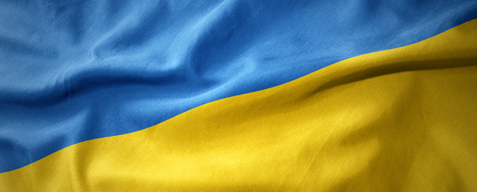 Flagga Ukraina