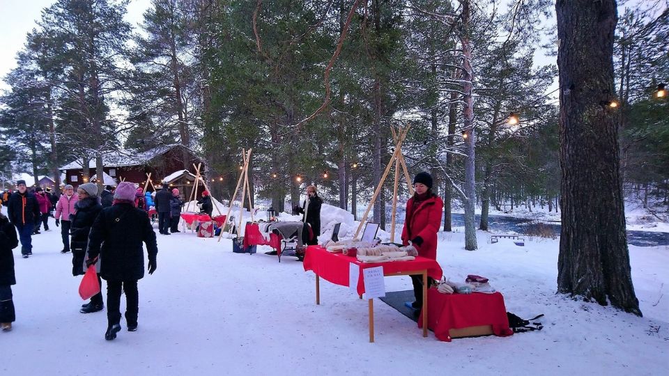 julmarknad i hembygdsområdet