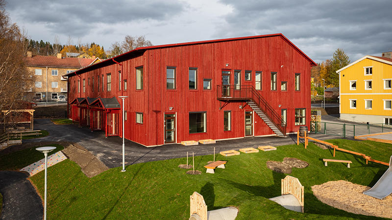 Bild på konceptförskola från Mörsil, Åre